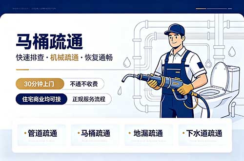 海丰马桶疏通